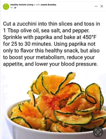 Jan 23 - Zucchini chips.